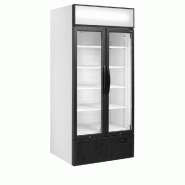 Vitrine réfrigérée FSC - 2 ou 3 portes avec caisson lumineux - Finition blanc ou noir - Réf : FSC891H_7