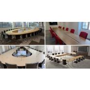 Table haute direction NATURE-BOIS - ébénisterie - 9 essences de bois - formes et dimensions sur-mesure_7