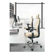 Fauteuil ergonomique 24h/24 - SAX 24 - Mécanisme synchro, accoudoirs 4D, support lombaire réglable_7