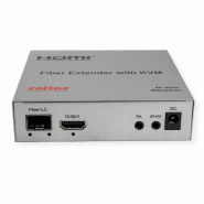 ROLINE Rallonge KVM via fibre optique, HDMI 4K, USB, 20 km_7