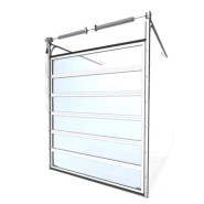 Porte de garage personnalisable avec options de motorisation mono-phasée