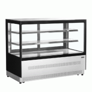 Comptoir réfrigéré LPD1500F/BLACK - haut de gamme avec vitre double vitrage et froid ventilé_7