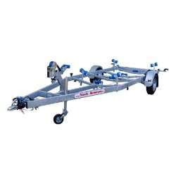 6m30-2M20 -1X 1500 kg 1500 kg - VLEMMIX - Remorque Porte-Bateau