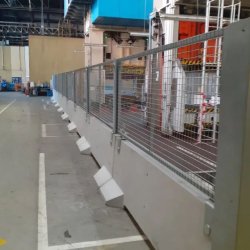 Palissade grillagée acier galvanisé