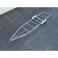 10m-2m55- 2X1800 kg - 3500 kg - VLEMMIX - Remorque Porte-Bateau