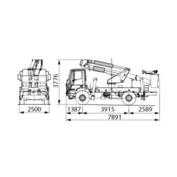Eurosky-i 18 | 2 | 12 - 46kv camion nacelle - comet - 18 m