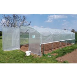 Serre de jardin 4 mètres de large pour un accès plus facile à vos cultures  - 4 SAISONS PLUS