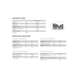 GTW-2080 T5 50 Hz triphasé - Groupe électrogène industriel Genelec 2100 kVA - Mitsubishi & Mecc Alte