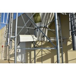 Silo d'élevage à cône axial de 60° pour l'alimentation des veaux  Capacité 20m3, 26m3 ou 30m3 - Poudre de lait
