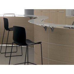 Banque d'accueil modulable arrondie - DV701 ABAKO