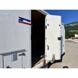 JCR M490PA Remorque cabane de chantier 2 essieux