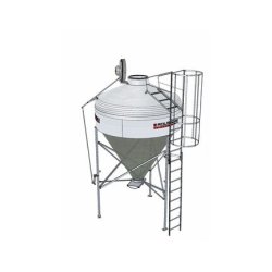 Silo d'aliment d'élevage à cône axial translucide - Ø2325 - Capacité entre 6 et 22m3 - Silo Star