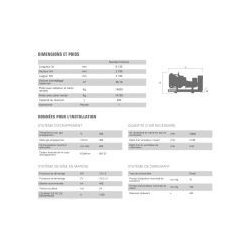 GTW-2020 T6 60 Hz Triphasé - Groupe électrogène industriel 2291 kVA - Mitsubishi - Genelec