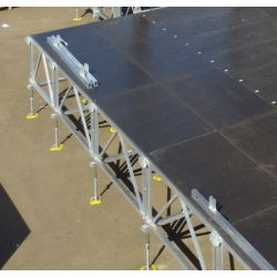 Scène mobile 3 en 1 - 80, 100 ou 120 m² - EMS Stage 100 Full
