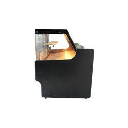 Vitrine réfrigérée de comptoir avec service-arrière 158 x 94 cm + 2 réserves réfrigérées