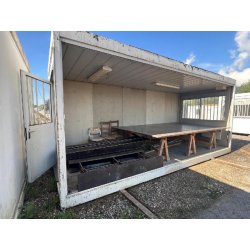 Bungalow cabane de chantier double 6x4,9m