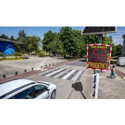 Radars pédagogiques  EVOLIS Vision - Matrice texte Full Led, visibilité optimale jusqu'à 200m