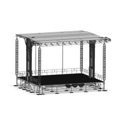 Scène mobile performante et polyvalente - MOV'IN 120+ pour petits et moyens festivals