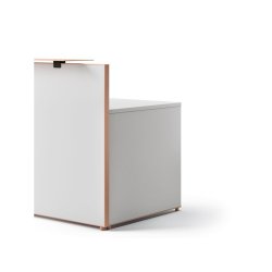 Banque d'accueil personnalisable OUTLINE - configurations variées et design moderne
