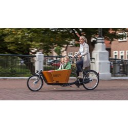 Biporteur Babboe City - Grand coffre pour 4 enfants - Boite Nexus 7 vitesses