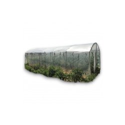 Serre à tomates avec une ventilation optimale et permanente idéale pour la protection des cultures contre les intempéries - 3 à 12 m de long