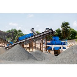 Unité concasseur à sable complète pour production de sable 100m3/h
