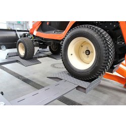 Pont élévateur mobile FA-TORO - 2,75 t / 2,3 m - électro-hydraulique, rampes d'accès et bras télescopiques
