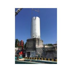 Silo de stockage industriel en terrasse avec système de pesage - Capacité jusqu'à 200 m3 - ROUSSEAU