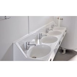 Conteneur sanitaire WC 10' - Hygiéniques, propres et fiables - Différentes tailles et équipements - Containex