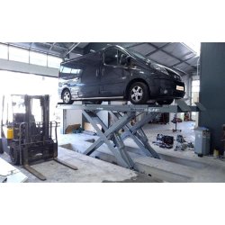Pont ciseaux encastrable 5T + levage auxiliaire 3,5T - 5100mm