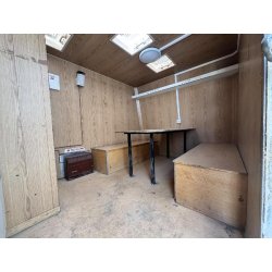 JCR Remorque cabane de chantier 2 essieux JCR 243DFRD