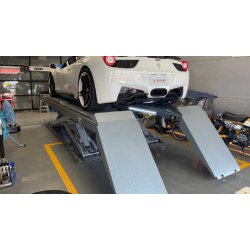 Pont ciseaux posé 4T + levage auxiliaire 3,5T ultra fin premium - 5000mm