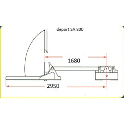 Taille-haie réversible et inversable pour chargeuses sa800