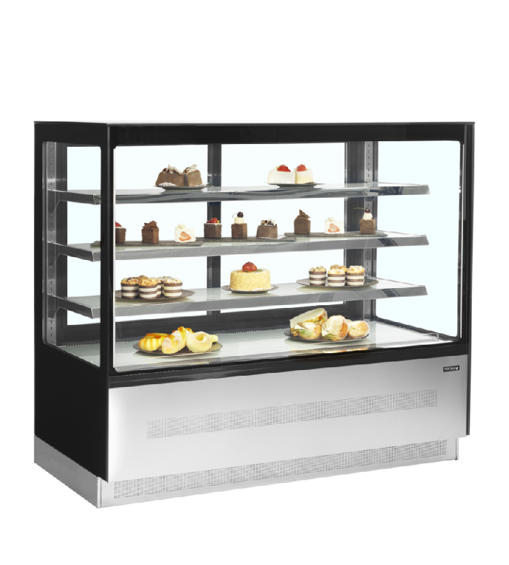 Comptoir réfrigéré LPD-3F - vitre double vitrage plane, tablette LED et froid ventilé_8