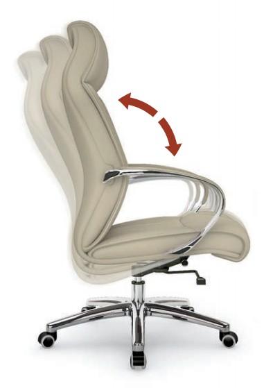 Fauteuil de Direction classique Roa - Mobel Linea. - Beige_8