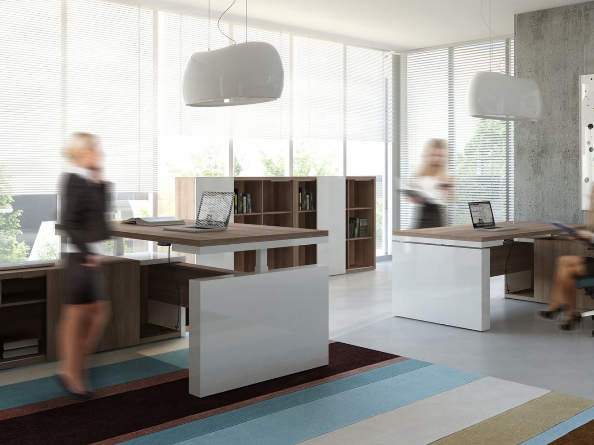 Bureau de direction MITO - élégant et réglable en hauteur électriquement, avec finitions haut de gamme_8