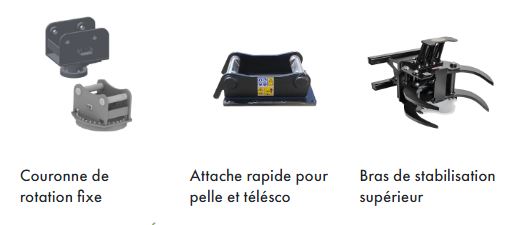 Grappin coupeur forestier - Couteau fixe en Hardox 400 - Compatible mini-pelle, tracteur et grue_8