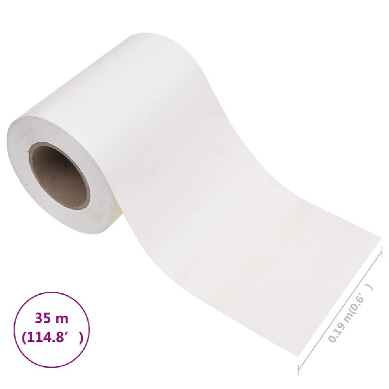 Vidaxl écran d'intimité de jardin pvc 35x0,19 m blanc 147858_8