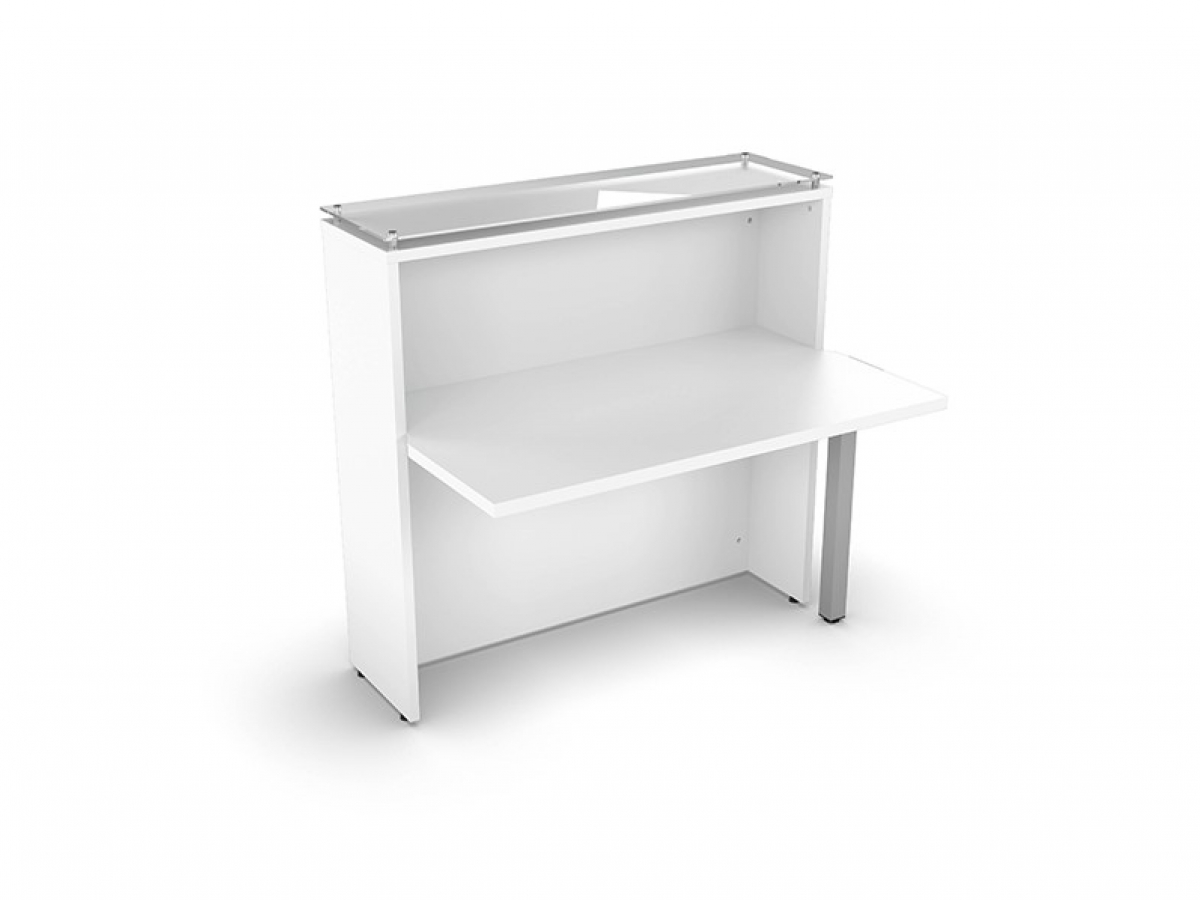 Banque d'accueil classique et fonctionnelle WELLO - Modules personnalisables et finitions modernes_8