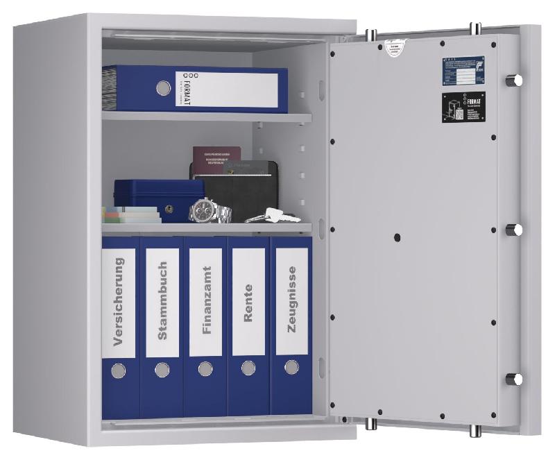 Coffre-fort FORMAT Lyra 4 Classe 0 - Anti-effraction certifié EN 1143-1 - Serrure électronique KABA Combi B 90 / Gris clair RAL 7035_8
