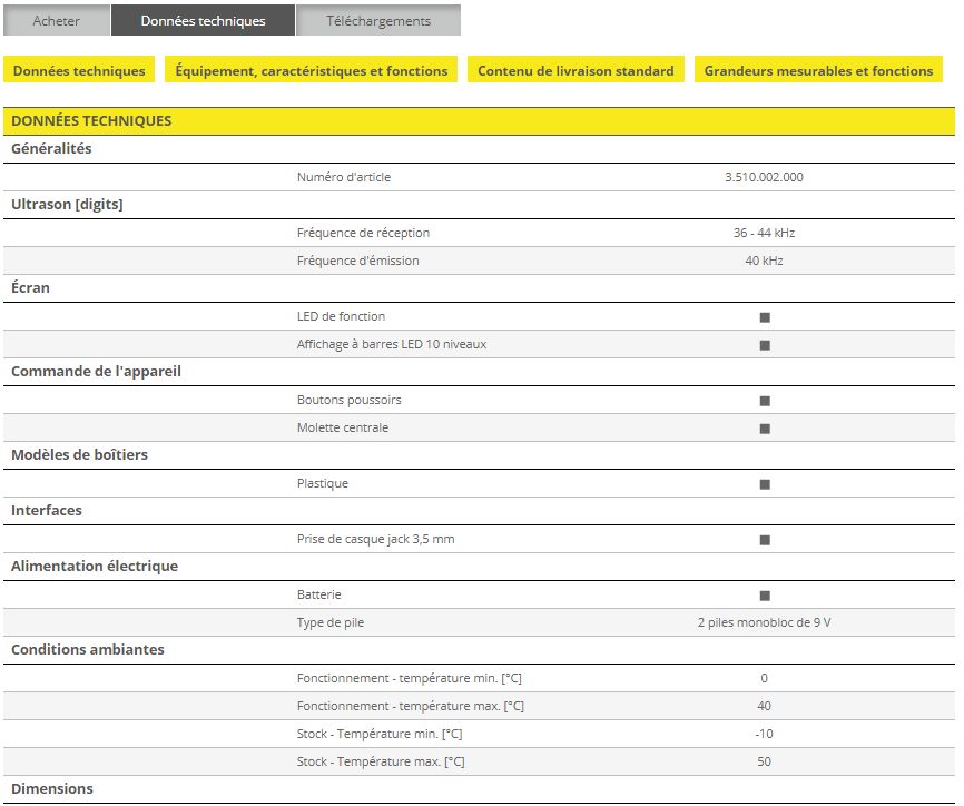 SL800 - Détecteur de fuite d'air comprimé - Trotec GmbH & Co. KG - Réception 36-44 kHz - Appareil de mesure à ultrasons_8