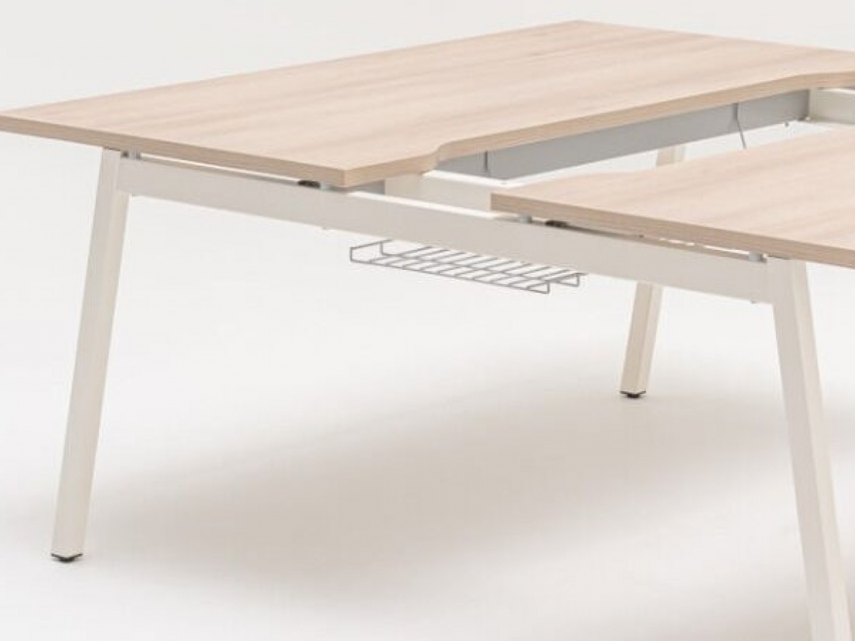 Bureau opératif administratif avec plateaux coulissants - OGI SLIDE - ergonomique et écologique_8