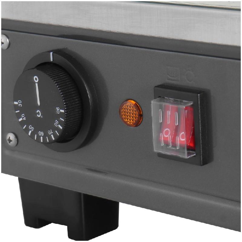 Vitrine chauffante portes avant et arriere 96L - Buffalo - HW927_8