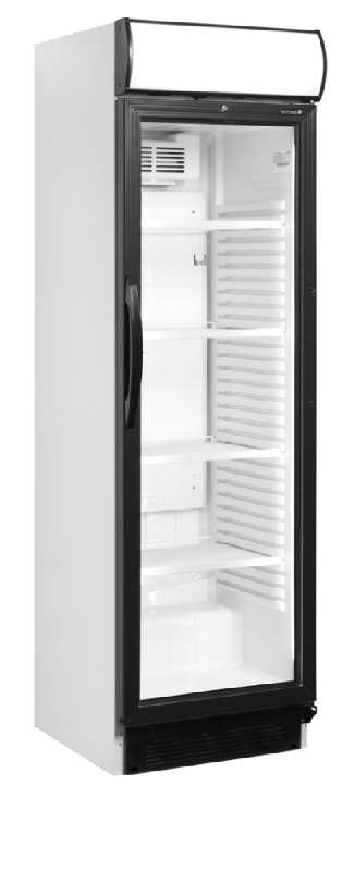 Réfrigérateur à boissons CEV425CP 2 LED - porte vitrée avec éclairage LED, froid ventilé et tablettes réglables_8