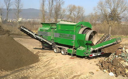 Cribleur trommel Zemmler MS 4200 - haute capacité - trois fractions_8