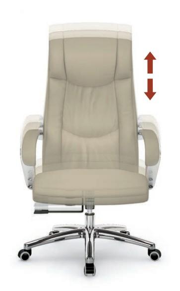 Fauteuil de Direction classique Roa - Mobel Linea. - Noir_8