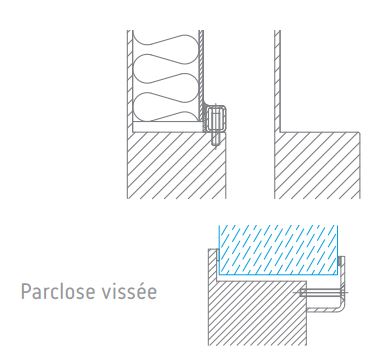 Porte simple sur-mesure anti-effraction CR4 avec pare-balles FB7, pleine ou vitrée - Metal Quartz_8