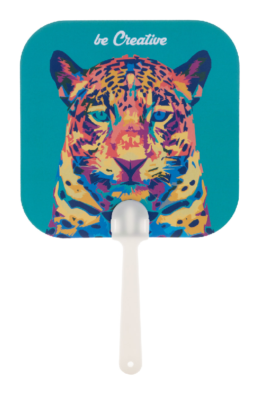 Éventail sur-mesure avec poignée en plastique et papier stratifié - Impression logo - Quantité minimale 100 pcs_8