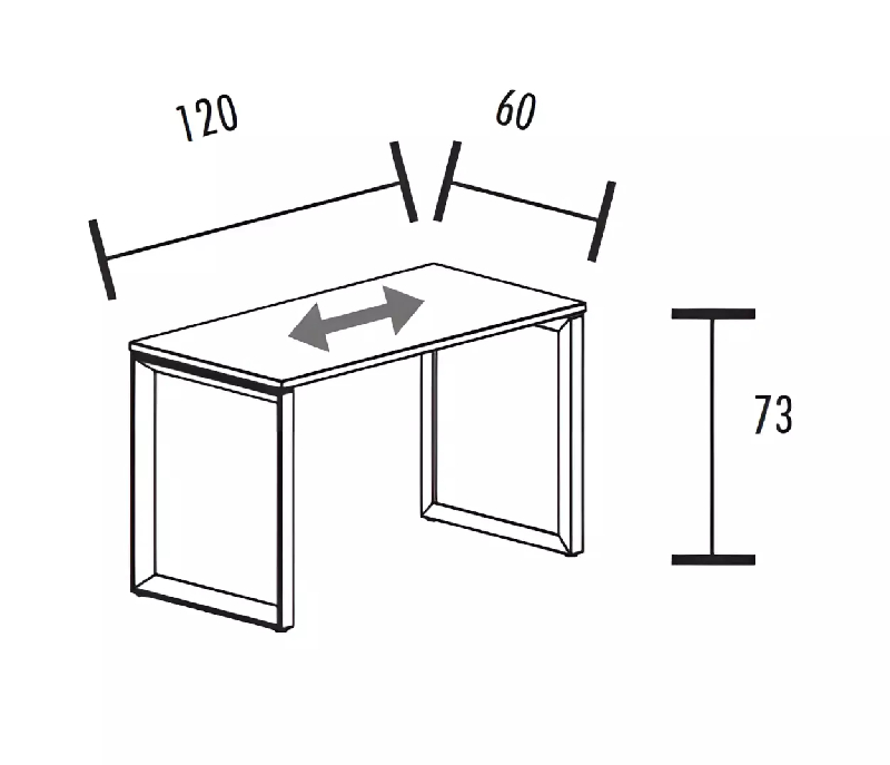 Bureau individuel piètement fermé So Sierro_8