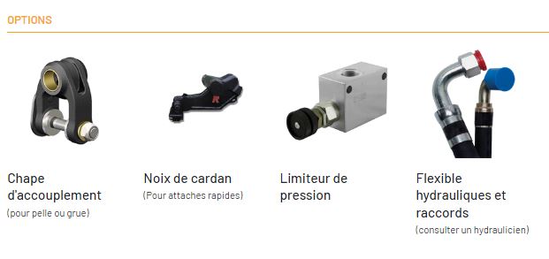 Grappin à ferraille avec vérins verticaux MPV-FH - Série MINELLI pour pelles de 24 à 80 tonnes_8